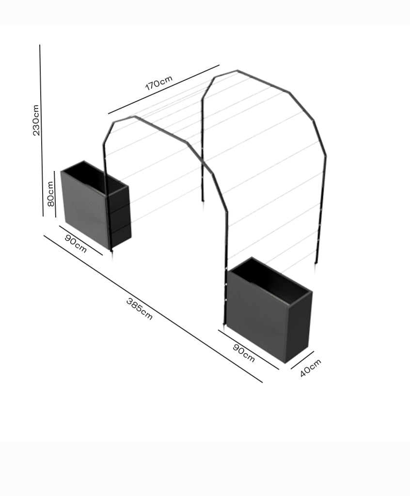 Pack Arco Vivo Garden + Jardinera