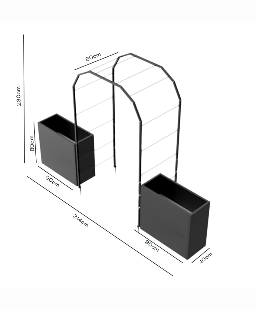 Pack Arco Vivo Home + Jardinera