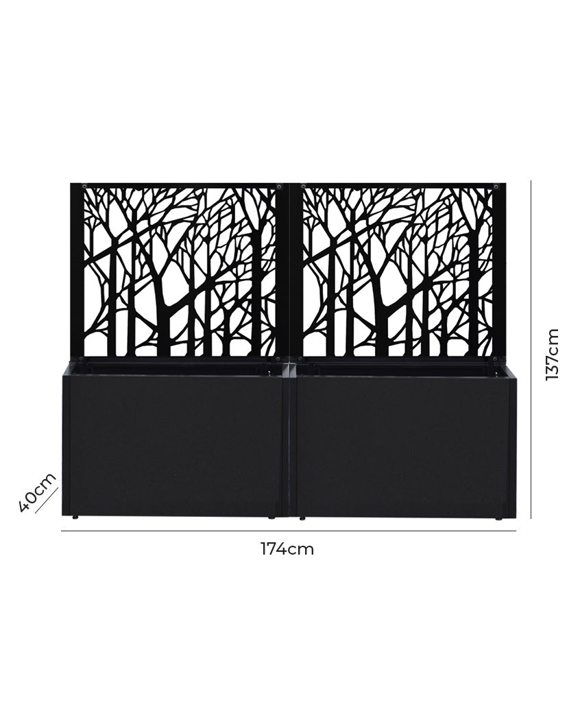 Pack Steel Deco + Jardinera