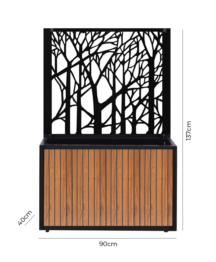 Pack Steel Deco + Jardinera Full