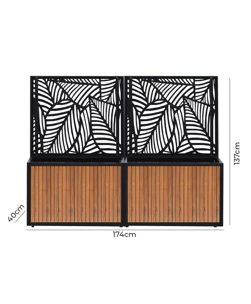 Pack Steel Deco + Jardinera Full