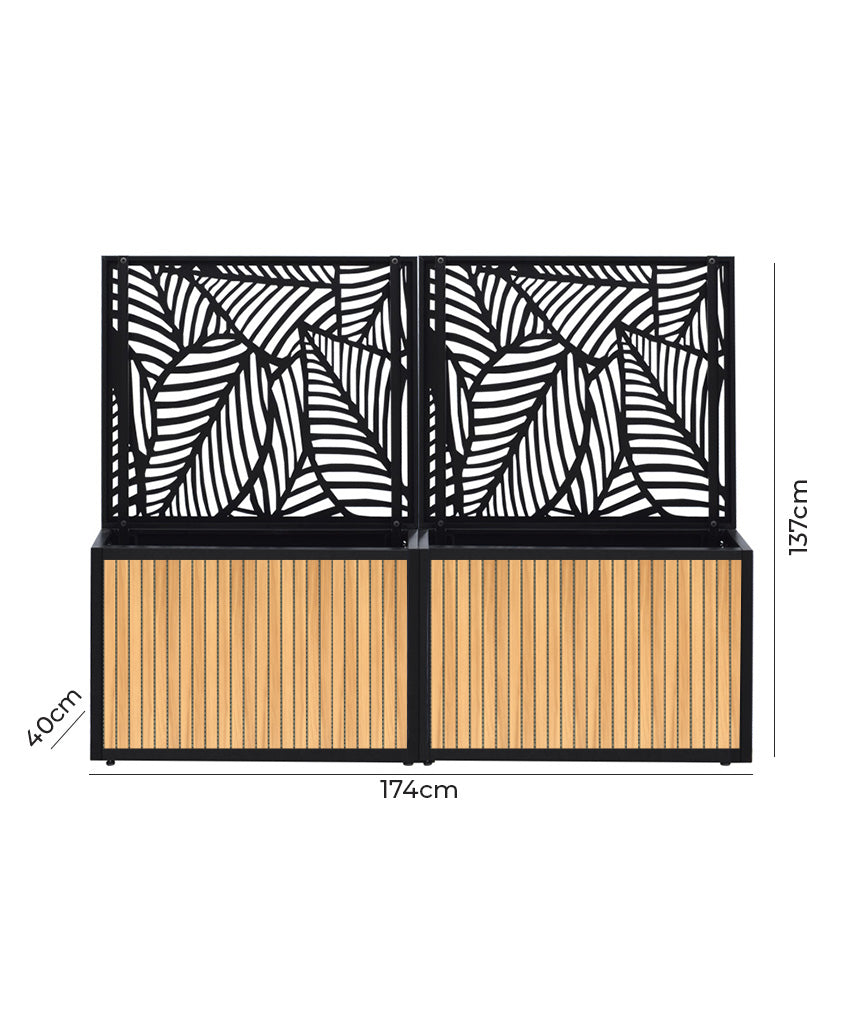 Pack Steel Deco + Jardinera Full