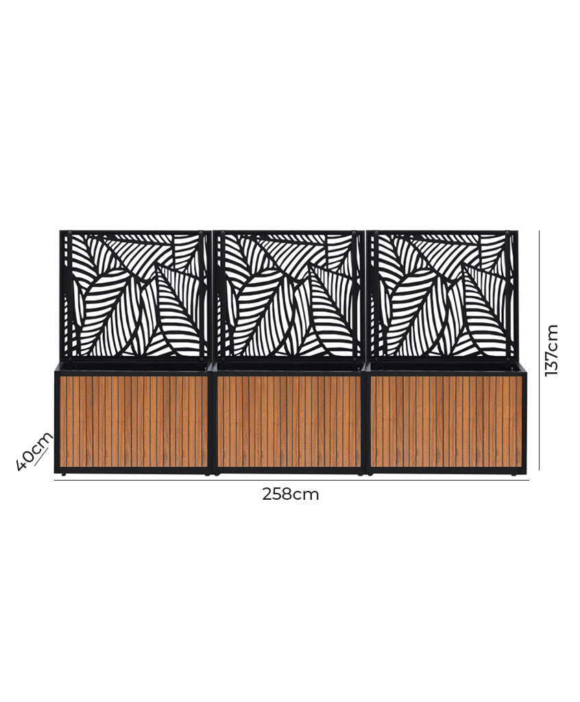 Pack Steel Deco + Jardinera Full