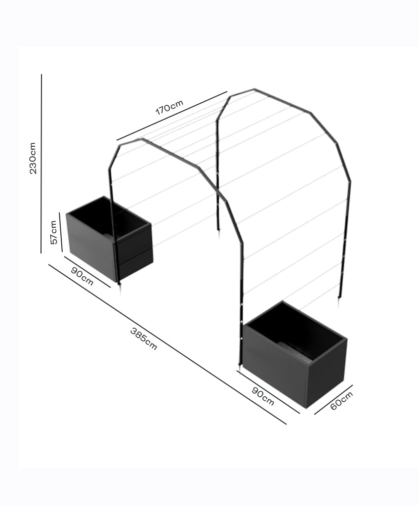 Pack Arco Vivo Garden + Jardinera