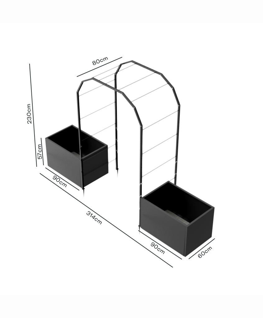 Pack Arco Vivo Home + Jardinera