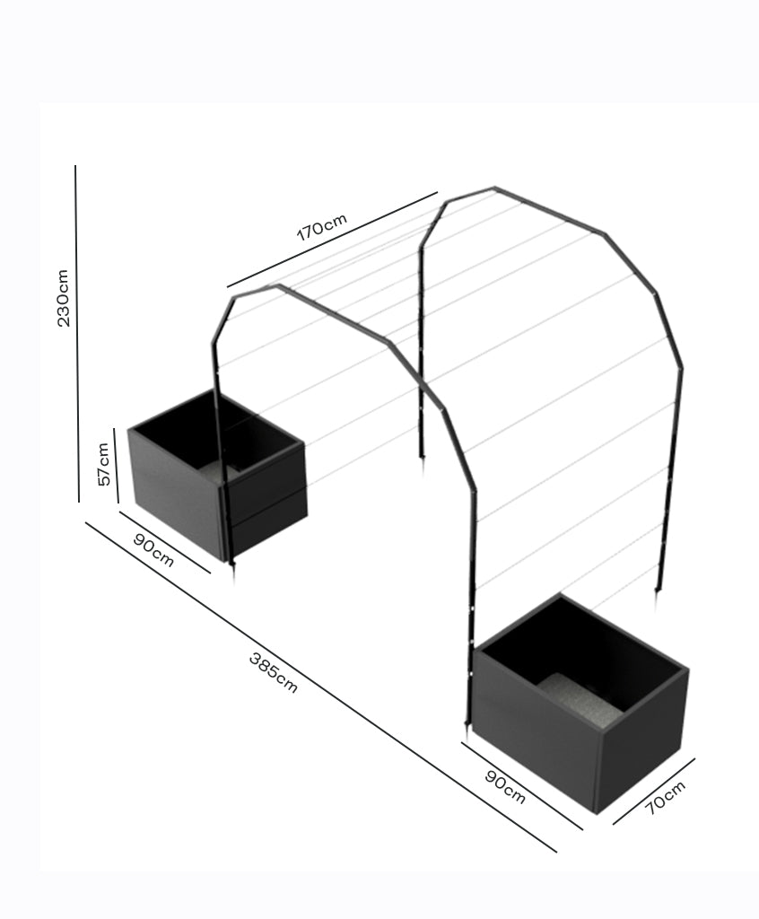 Pack Arco Vivo Garden + Jardinera