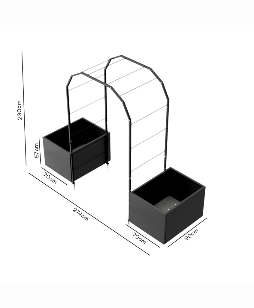 Pack Arco Vivo Home + Jardinera