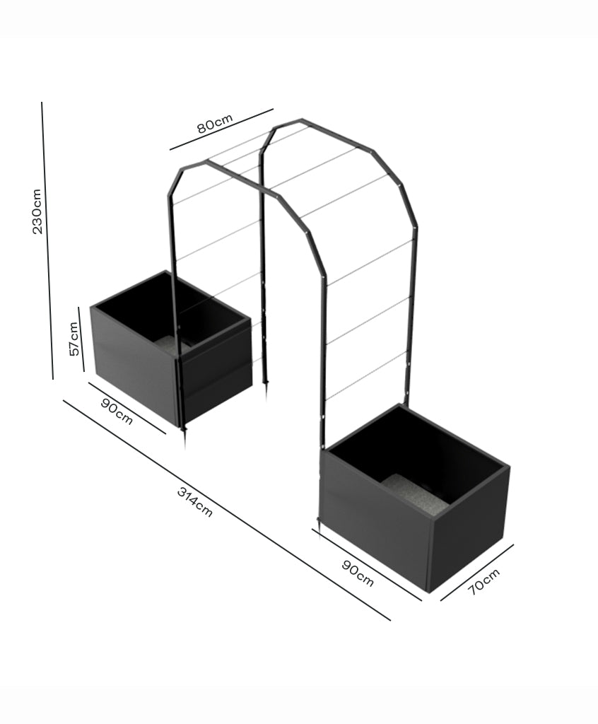 Pack Arco Vivo Home + Jardinera