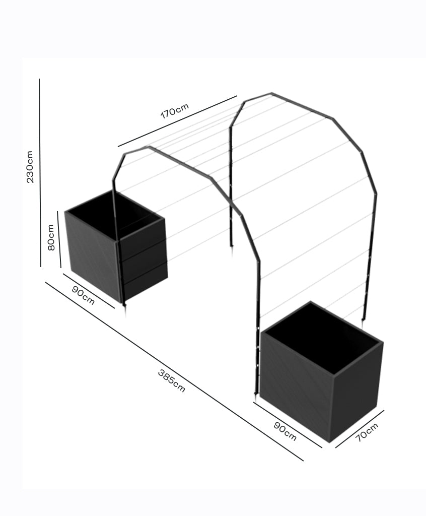 Pack Arco Vivo Garden + Jardinera