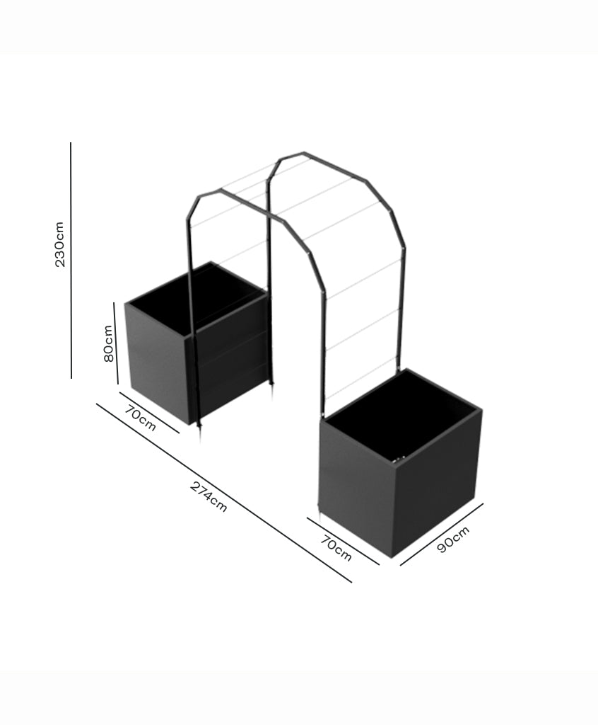 Pack Arco Vivo Home + Jardinera
