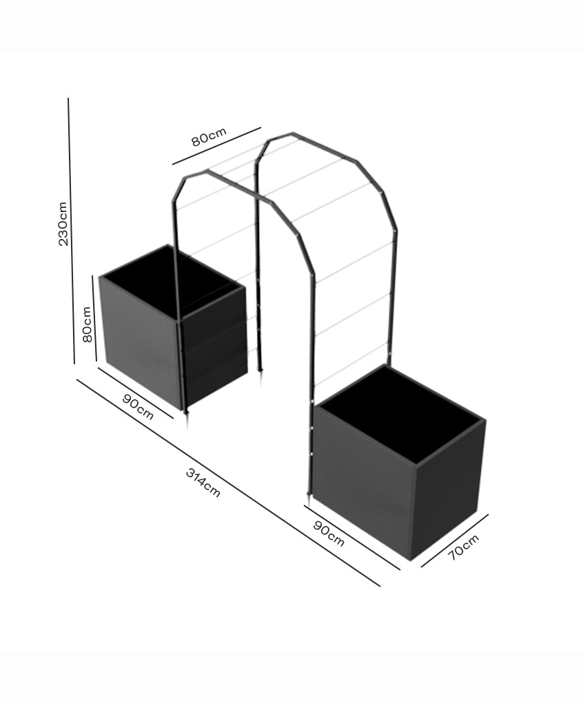 Pack Arco Vivo Home + Jardinera