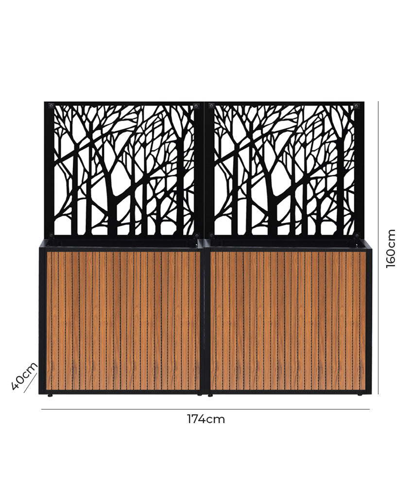 Pack Steel Deco + Jardinera Full