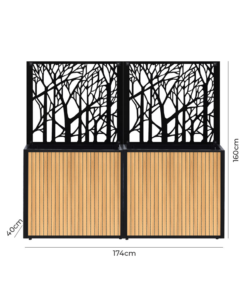 Pack Steel Deco + Jardinera Full