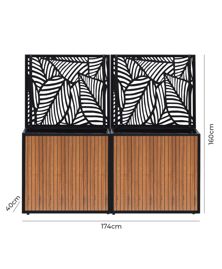 Pack Steel Deco + Jardinera Full
