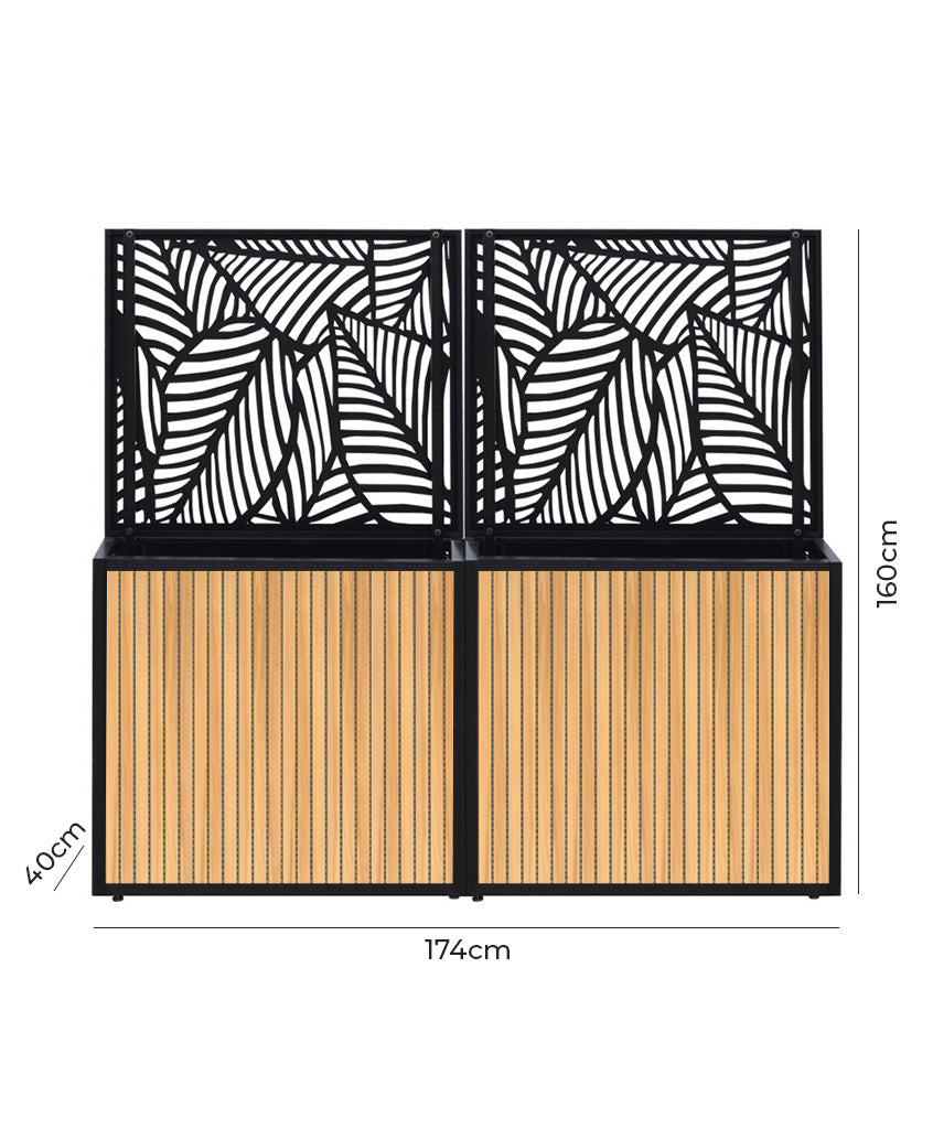 Pack Steel Deco + Jardinera Full