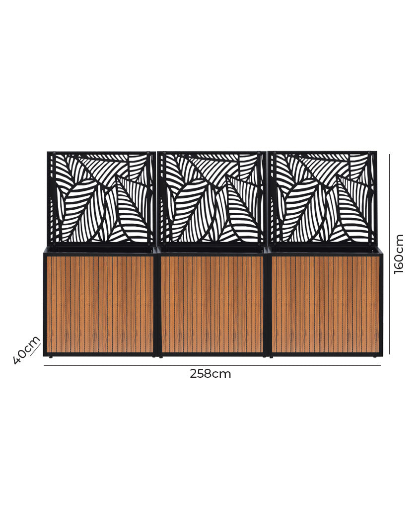 Pack Steel Deco + Jardinera Full