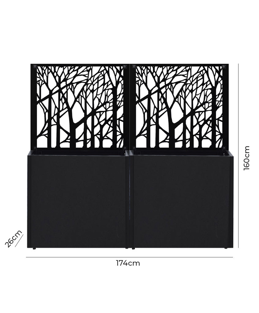 Pack Steel Deco + Jardinera Slim