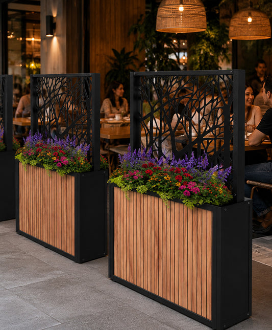 Pack Steel Deco + Jardinera Slim Full