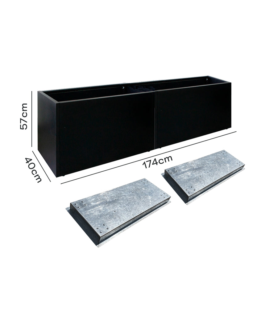 Pack Jardinera + Base Móvil