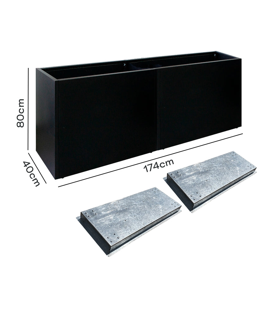 Pack Jardinera + Base Móvil
