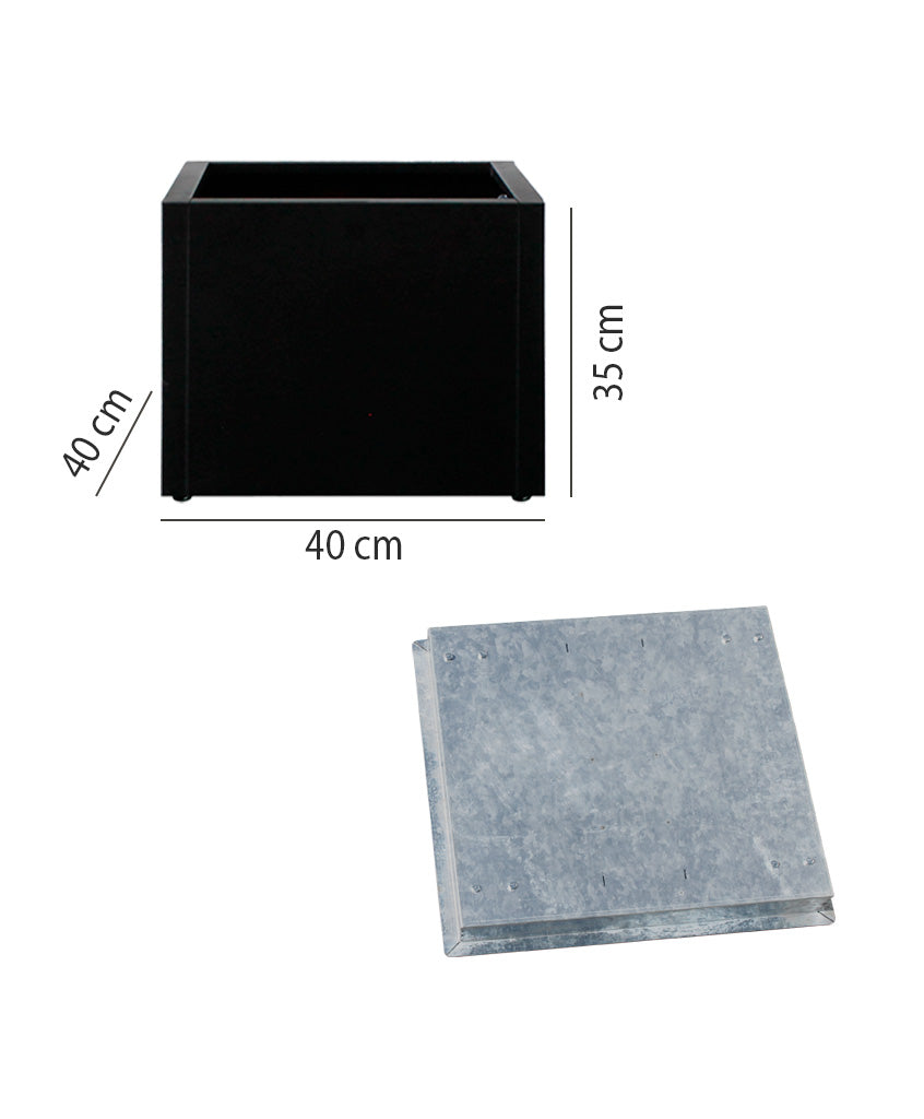 Pack Maceta IronLeaf + Base Móvil