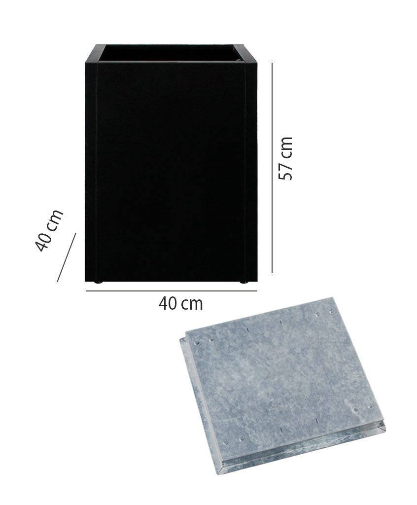 Pack Maceta IronLeaf + Base Móvil