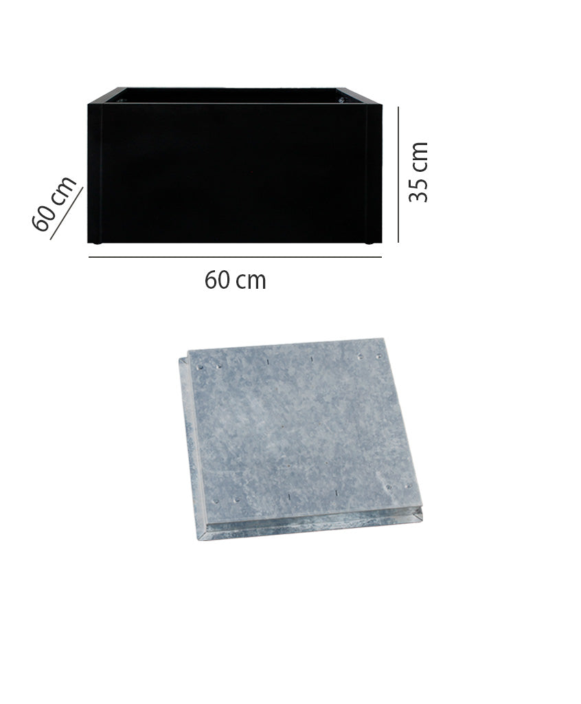 Pack Maceta IronLeaf + Base Móvil