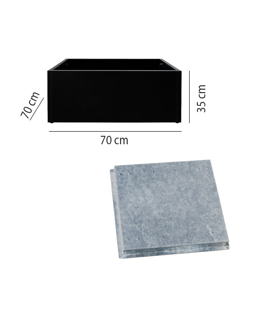 Pack Maceta IronLeaf + Base Móvil