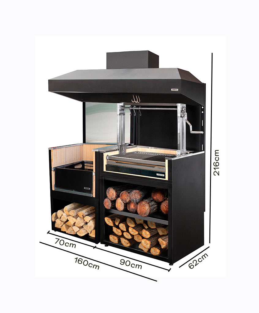 Módulo Brasero + Parrilla Carbón (Sale)