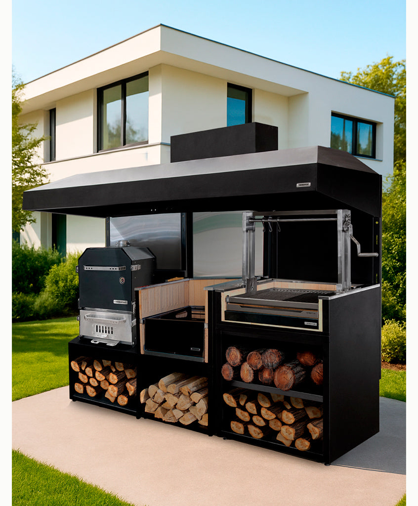 Módulo Brasero + Parrilla Carbón + Horno (Sale)
