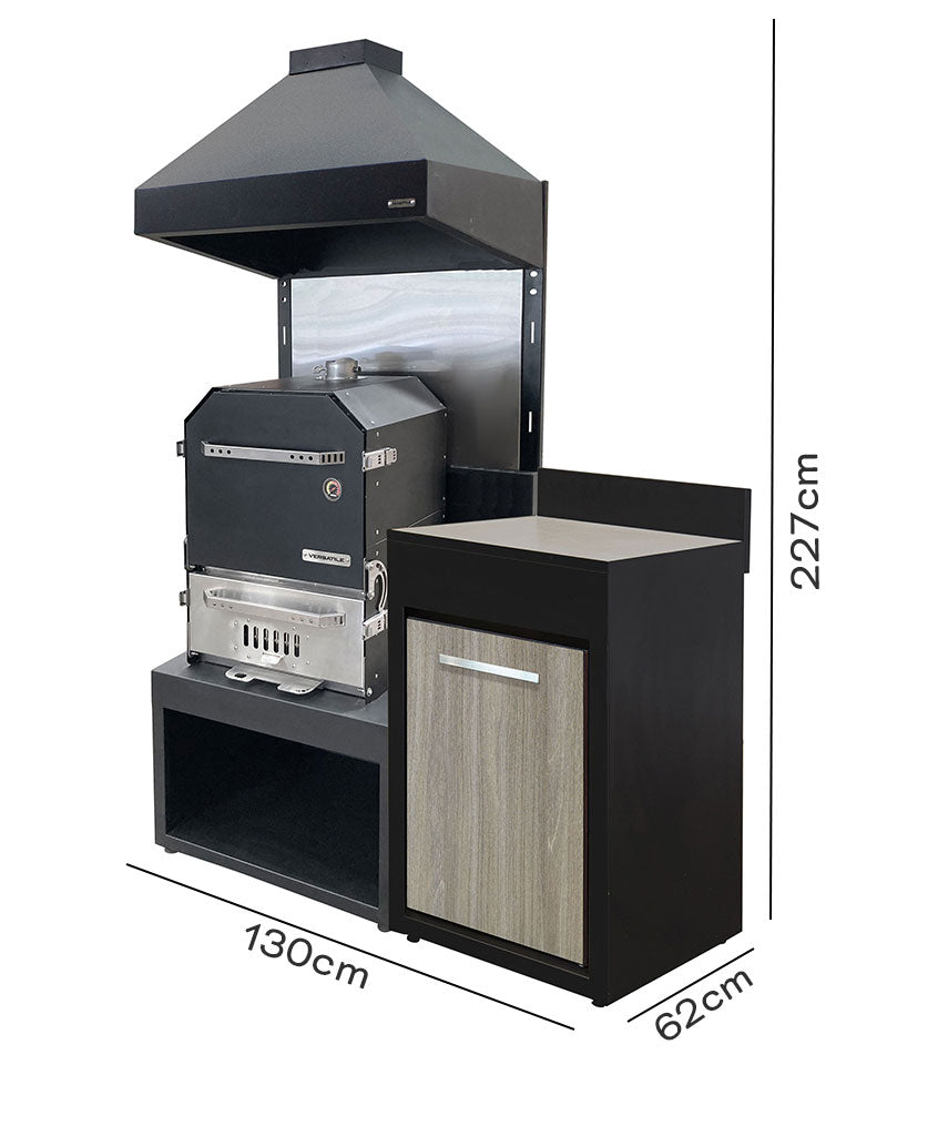 Módulo con Horno + Módulo Base 600 y  opcional Lavacopas
