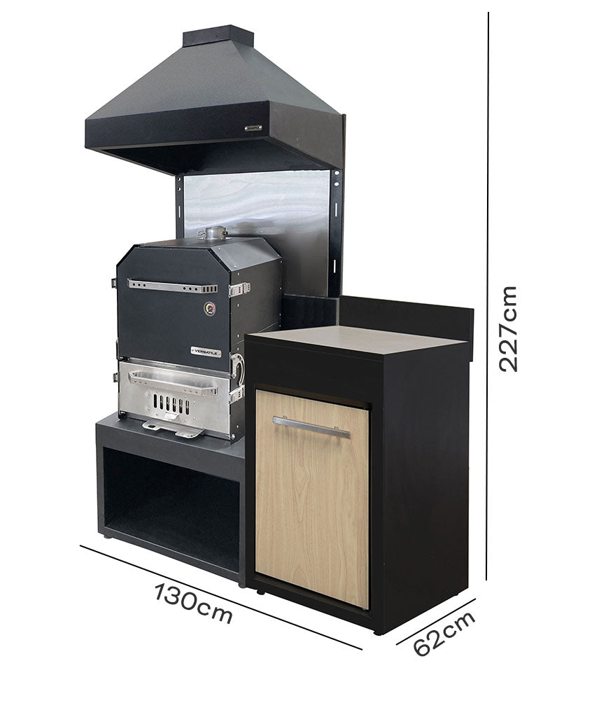 Módulo con Horno + Módulo Base 600 y  opcional Lavacopas