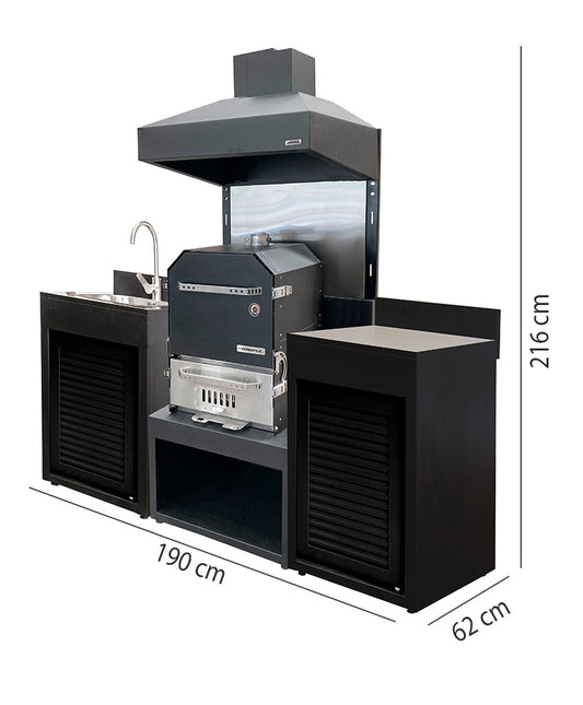 Módulo con Horno + Módulo Base 600 y  opcional Lavacopas (Sale)