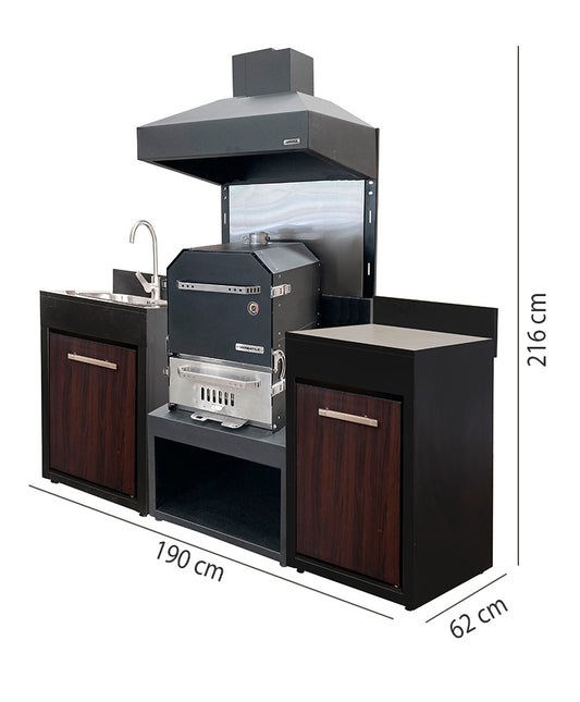 Módulo con Horno + Módulo Base 600 y  opcional Lavacopas (Sale)
