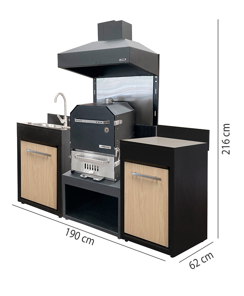 Módulo con Horno + Módulo Base 600 y  opcional Lavacopas (Sale)