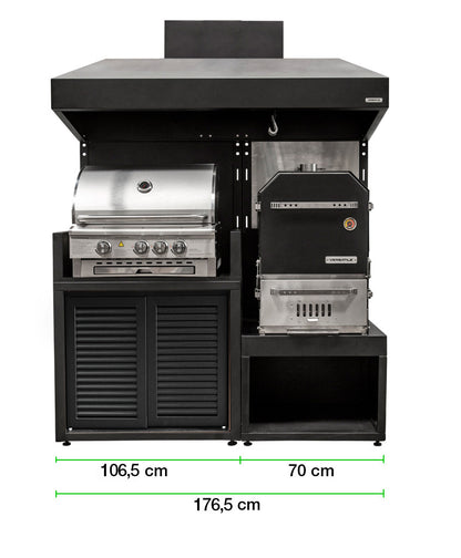 Módulo  Parrilla Gas + Horno (Sale)