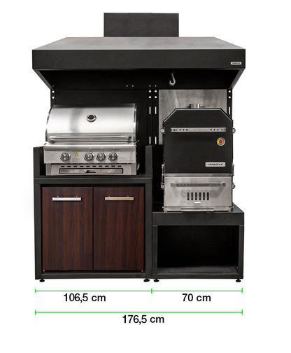 Módulo  Parrilla Gas + Horno (Sale)