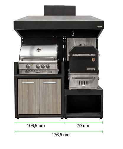Módulo  Parrilla Gas + Horno (Sale)