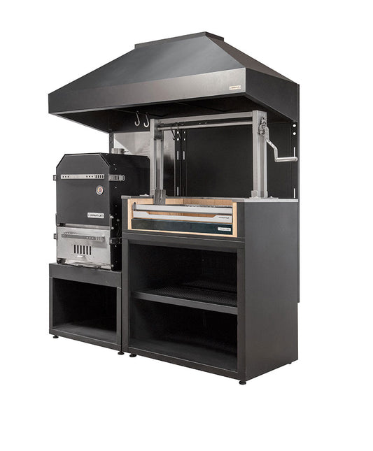 Parrilla Carbón + Horno Multifunción