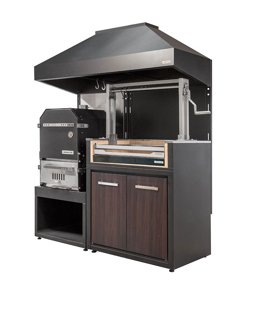 Parrilla Carbón + Horno Multifunción