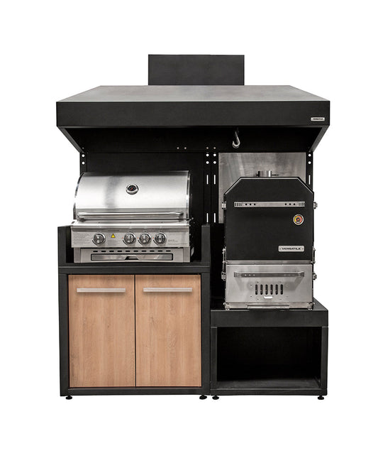 Pack Modulo  Parrillas Gas + Horno Ahumador