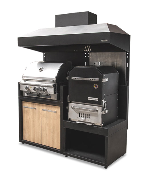 Pack Modulo  Parrillas Gas + Horno Ahumador