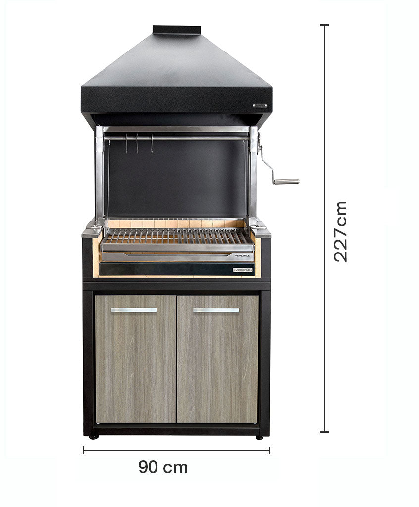 Módulo Parrilla Carbón 900