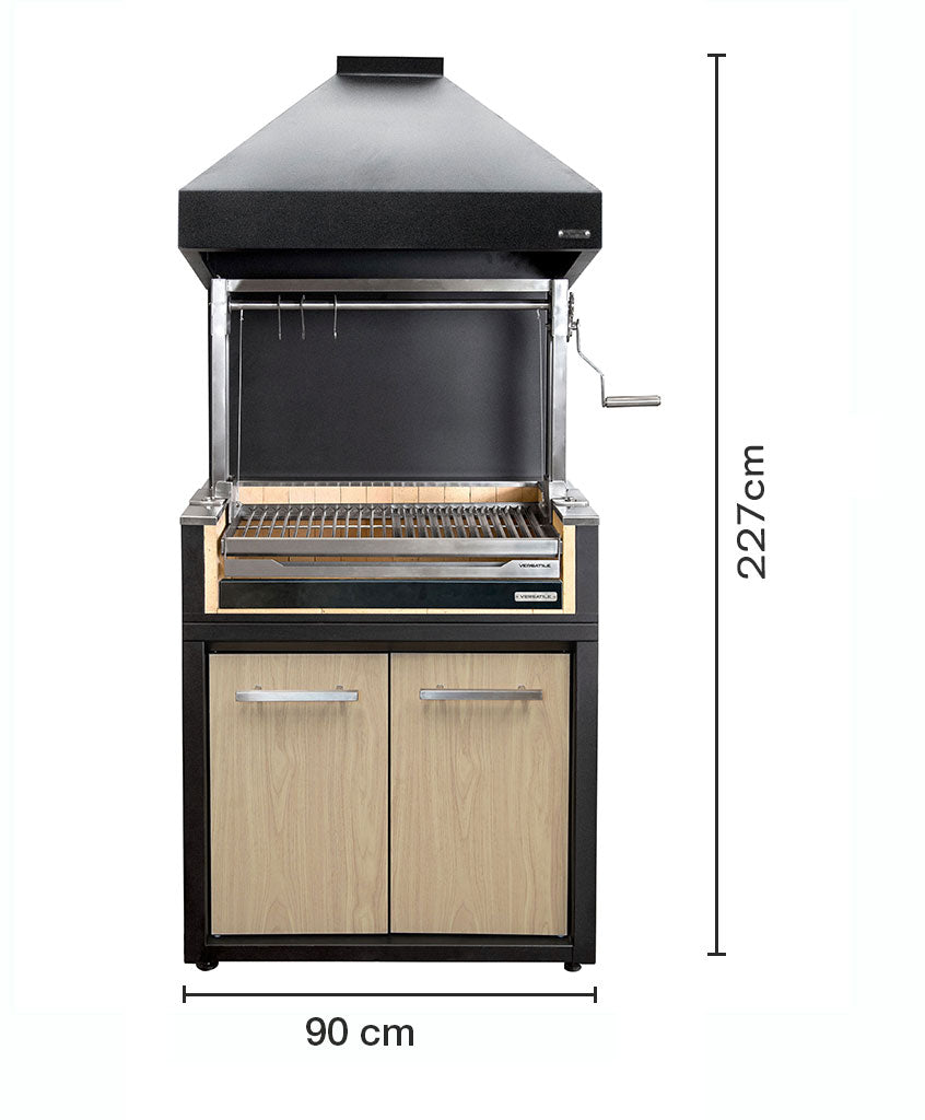 Módulo Parrilla Carbón 900