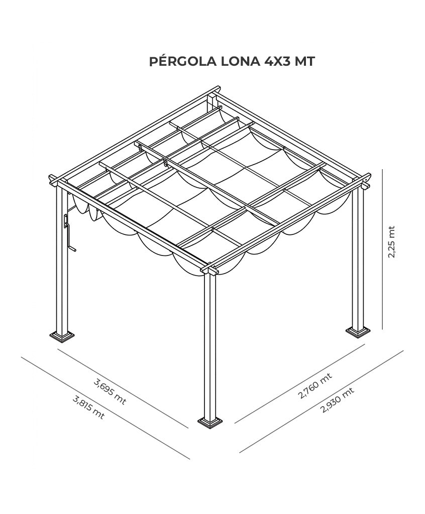 Pérgola Jardín