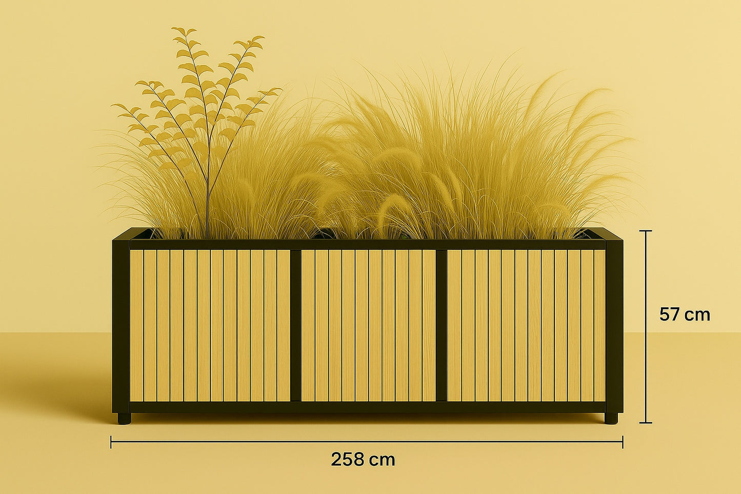 Jardinera SteelRoots 40-57 Full Panel